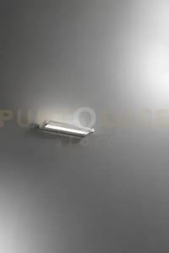 Slim applique in metallo alluminio spazzolato 39,2cm led 12w cct 27...