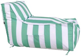 Pouf da giardino bianco e verde – Bonami Essentials