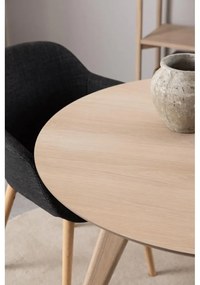 Tavolo da pranzo rotondo con piano effetto rovere ø 100 cm Townsville - Actona