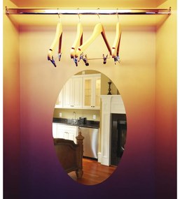 Specchio adesivo Ovale, 42 x 27 cm - Ambiance