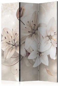 Paravento  Diamond Lilies [Room Dividers]  Colore Beige, Dimensioni e Misure 135x172