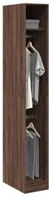 Armadio Rovere Marrone 30x50x200 Cm İn Legno Multistrato /