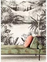 Eijffinger Carta da parati Tropical - Mehrfarbig Schwarzweiß