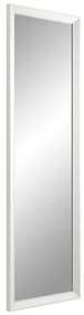 Specchio da parete con cornice bianca ienne, 47 x 147 cm Paris - Styler