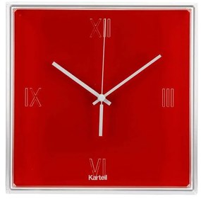 Kartell - Tic & Tac Orologio Rosso Kartell