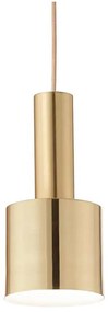 Ideal Lux - Lampadario a sospensione con filo HOLLY 1xE27/60W/230V diametro 12 cm ottone