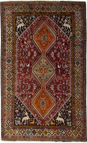 Shiraz Tappeto persiano 260 x 160 Rosso (Iran) Annodato A Mano