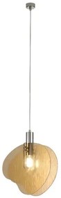 Sospensione 1 luce vetro Murano Ambra - 272.501 - Lastra - Metal Lux