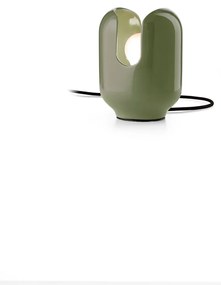 Lumetto Vintage Decò Batucada Ceramica Verde Salvia 1 Luce E27