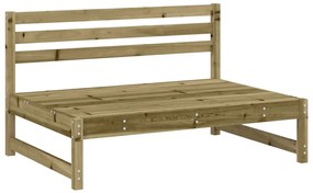 Set salotto da giardino 4 pz in legno impregnato di pino