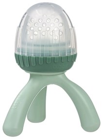 Ciuccio per alimenti e massaggiagengive - verde chiaro