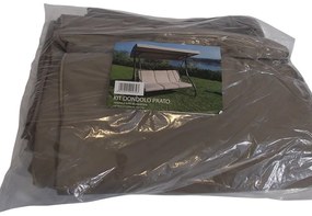 Fodera per cuscino Ricambio per dondolo marrone nocciola 104 x 142 cm