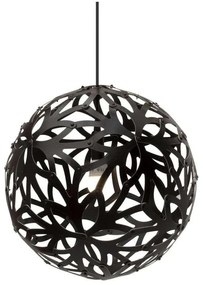 David Trubridge - Floral Lampada a Sospensione Ø60 Nero David Trubridge