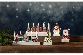 Decorazione luminosa bianca con motivo natalizio Freddy - Star Trading