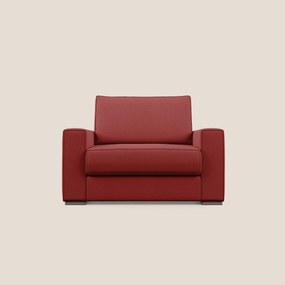 Dream poltrona letto in tessuto smacchiabile T05 rosso