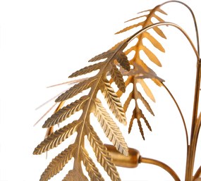 Lampada da tavolo Art Déco dorata 3 luci - BOTANICA