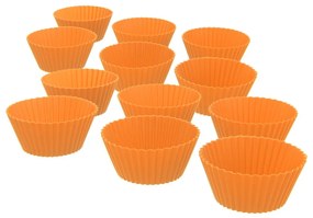 Set di stampi da forno in silicone per muffin 12 pz ø 5,5 cm – Orion