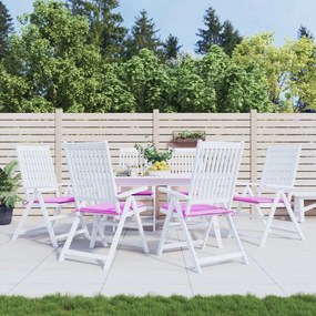 Cuscini Per Sedia 6 Pz Rosa 40x40x3 Cm İn Tessuto /