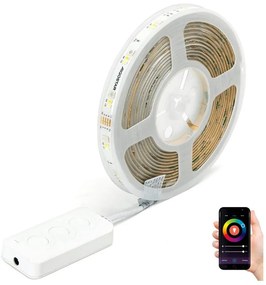 Aigostar - Striscia LED RGBW 5m MESH LED/24W/230V 2700-6500K + +TC