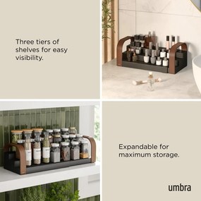 Organizer per spezie in plastica riciclata Bellwood - Umbra