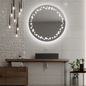 Specchio rotondo con illuminazione LED C7