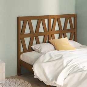 Testiera Per Letto Ambra 146x4x100 Cm İn Legno Massello Di Pino /