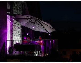 Immax NEO 07900L -LED RGB+CCT Dimmerabile catena 15xLED/1W/230V 15m Wi-Fi Tuya IP65+RC