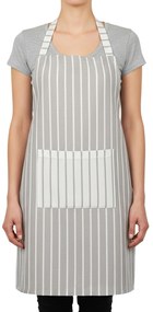 Grembiule da cucina cotone tinto filo righe chiare