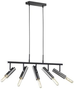 Fischer & Honsel 60369 - Lampadario su corda DEAN 5xE27/25W/230V