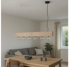 ONLI - Lampadario a sospensione con filo ARGO 6xE27/22W/230V beige