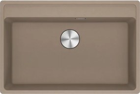 Lavello integrato 1 vasca in fragranite marrone FRANKE Maris L 51 x L 76 cm
