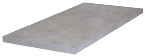 Top per lavabo Remix SENSEA L 90.4 x H 3.8 x P 49 cm grigio cemento truciolare, opaco, disponibile su misura