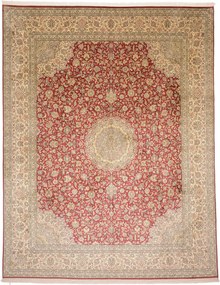 Cashmere Silk Tappeto 310x240 (Indian) Annodato A Mano