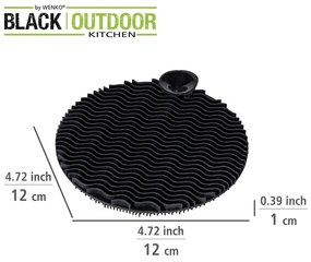 Set di 2 spugne in silicone per lavastoviglie Black Outdoor Kitchen - Wenko