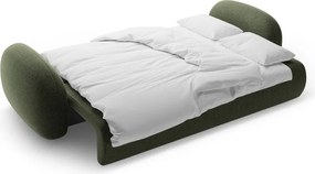 Divano verde allungabile/con contenitore con rivestimento in ciniglia 262 cm Tonale – Cosmopolitan Design