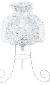 Duolla - Lampada da tavolo SYMPHONY 1xE27/40W/230V diametro 28 cm bianco