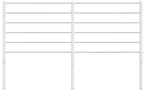 Testiera in metallo bianco 140 cm
