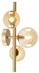 Applique glamour Fenix dorato 3X G9 NOVECENTO