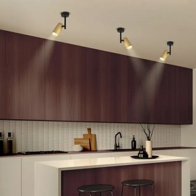 Brilagi - Faretto SELE VERTICAL 1xGU10/30W/230V nero/oro