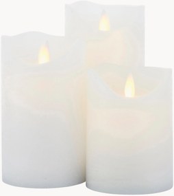 Set di 3 candele a LED Sara
