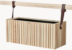 Portavaso sospeso autoirrigante in legno di frassino GrowWIDE