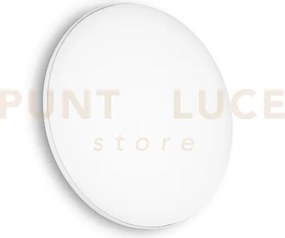 Mib plafoniera led 4000k 18w  2150lm d.30cm bianca ip65