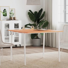 Piano per tavolo 90x90x1,5 cm quadrato legno massello di faggio