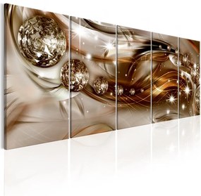 Quadro Shining Bullets  Colore Beige, Dimensioni e Misure 200x80