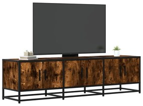 Mobile Tv Rovere Fumo 150x35x41 Cm İn Truciolato E Metallo /