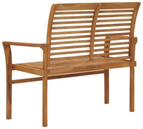 Panchina da Giardino 112 cm in Legno Massello di Teak