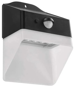 Applique a LED solare con sensore LUMI LED/3,7W IP65 nero