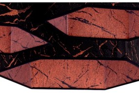 Duolla - Lampadario a plafone ROLLER TRIO HEX 3xE27/15W/230V nero/rame