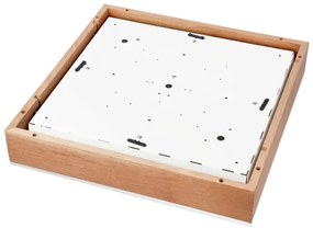 Plafoniera OAK SQUARE 4xE27/15W/230V 48x48 cm quercia/bianco