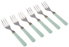 Forchette da Dolce Set 6pz - Osteria Posate Colorate Moderne